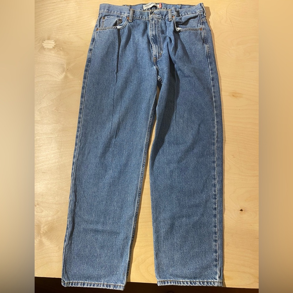 Levi's 550 Classic Blue Denim Jeans 38 x 32 (OD)
